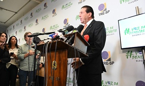 Após encerramento da votação, presidente do TRE-SP informou que não houve ocorrências significat...