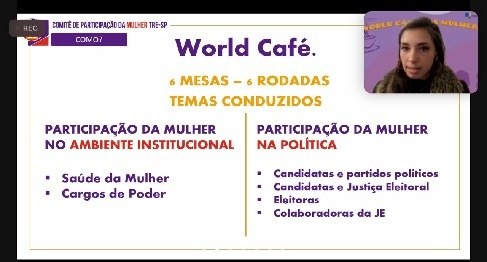 Evento discute participação feminina nos espaços de poder Mulheres são maioria no TRE, algo raro em outros lugares