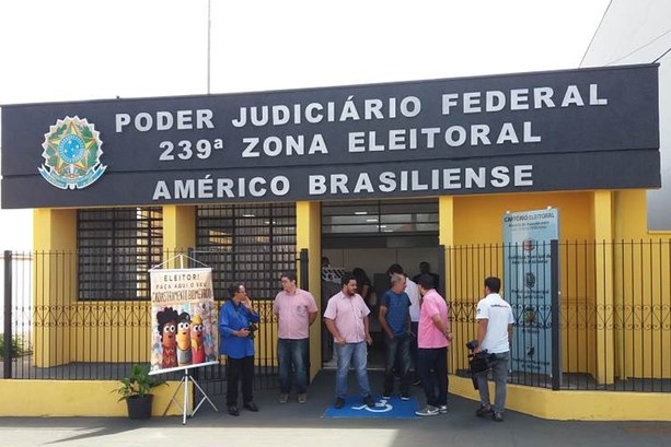Fachada do cartório da 239ª Zona Eleitoral – Américo Brasiliense (SP) Fachada do cartório da 239ª Zona Eleitoral – Américo Brasiliense (SP)