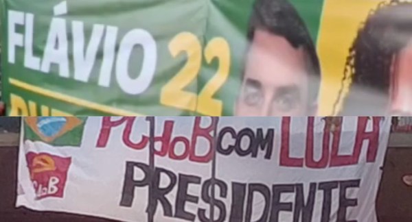 Faixas de propaganda eleitoral irregular foram retiradas de viadutos da capital paulista