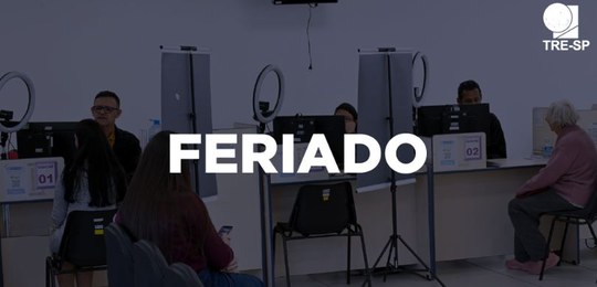 Feriado TRE-SP