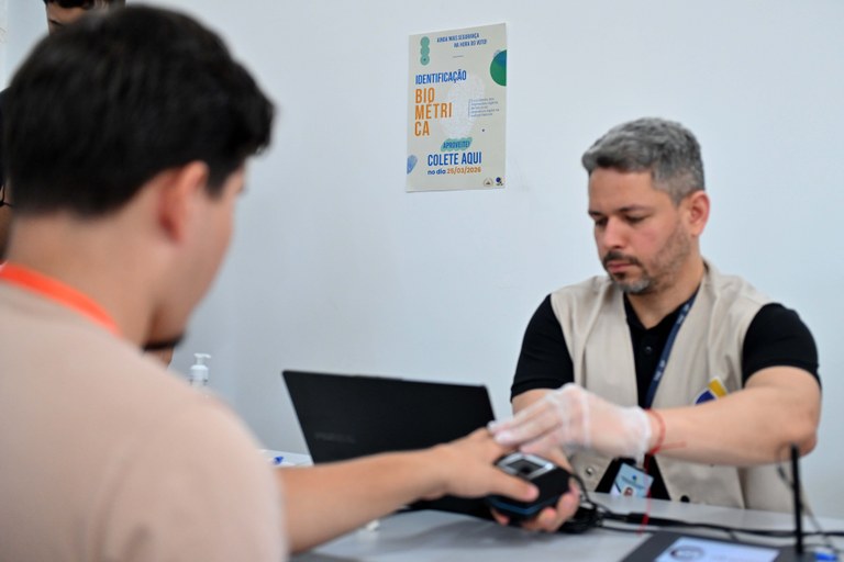 Iniciativa incentivou o cadastro da biometria entre os estudantes Iniciativa incentivou o cadastro da biometria entre os estudantes