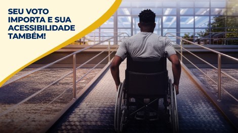 13.000 ônibus da capital exibirão cartazes sobre seções acessíveis entre os dias 21 e 31 em outubro