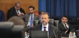 Imagem do juiz Rogério Cury no Plenário do TRE-SP