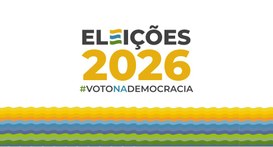 Logo Eleições 2026 #VotoNaDemocracia