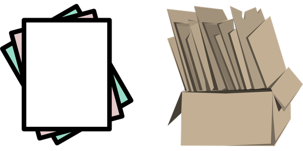 materiais reciclaveis papel e papelão