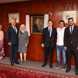 Desembargador  Nuevo Campos com sua esposa Maria Sílvia Gomes Sterman