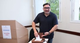 O juiz Thiago Massad foi reeleito com 2.079 votos