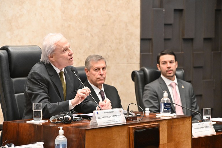 O presidente do TRE-SP e diretor da Ejep, desembargador José Antonio Encinas Manfré O presidente do TRE-SP e diretor da Ejep, desembargador José Antonio Encinas Manfré