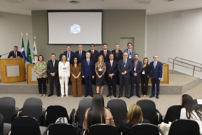 O presidente do TRE-SP, magistrados e servidores participaram do evento