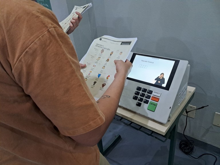 Oficina da Ejep na penitenciária feminina Sandra Aparecida Lário Vianna