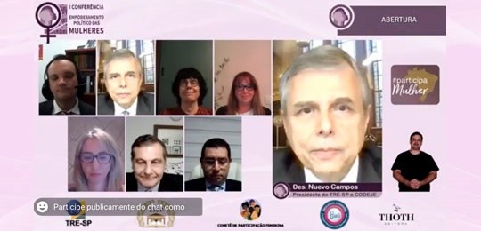 Para presidente do TRE, não é possível democracia legítima sem representação das mulheres, que são maioria Para presidente do TRE, não é possível democracia legítima sem representação das mulheres, que s...