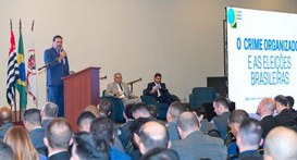 Desembargador Silmar Fernandes, que integra a 9ª Câmara Criminal do TJSP, falou em painel sobre ...