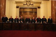 1º a direita, presidente do TRE-SP, des. Mário Devienne Ferraz, compõe a mesa de honra na soleni...