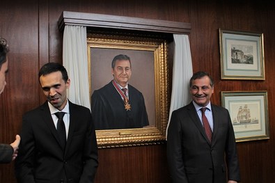 Desembargador comandou a Justiça Eleitoral paulista no biênio 2022-2023; obra foi pintada pelo a...