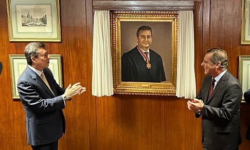 Retrato do ex-presidente Paulo Galizia é descerrado em cerimônia no TRE-SP Desembargador comandou a Justiça Eleitoral paulista no biênio 2022-2023; obra foi pintada pelo a...