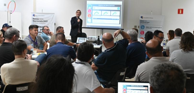 Dinâmica fez parte da programação do 5º Encontro da Justiça Eleitoral paulista e seguiu princípi...