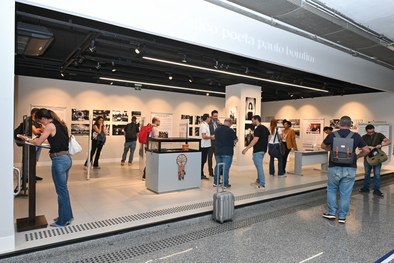 Servidores visitaram a reabertura da exposição