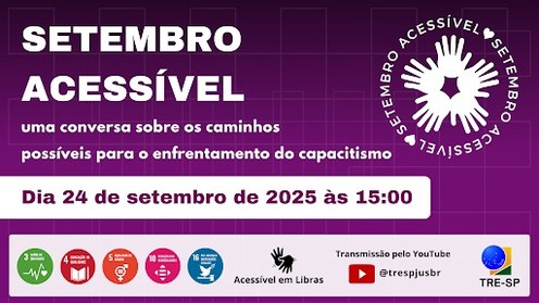 Videocast será transmitido no YouTube no dia 24 e discutirá inclusão e cidadania
