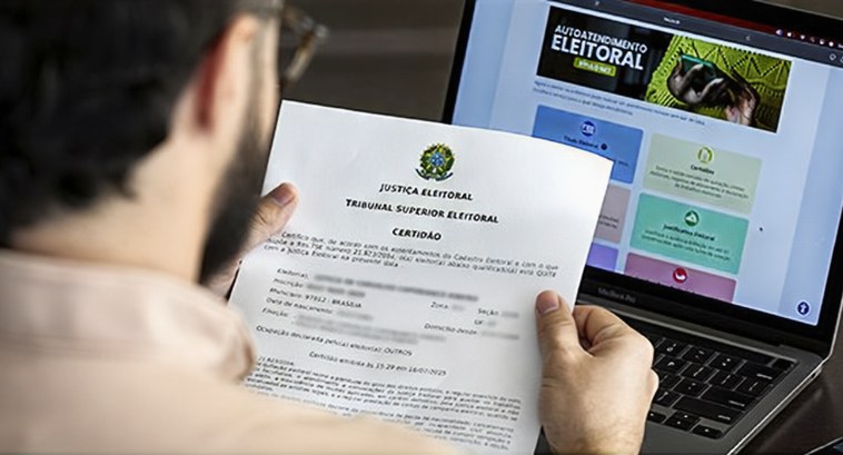 Documento pode ser emitido no Portal do TRE, no aplicativo e-Título ou diretamente no cartório e...