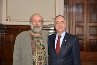 Secretário da Cultura do Estado de São Paulo, Jorge Luiz Penna, e presidente do TRE-SP, des. Már...