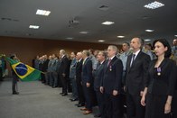 Vista parcial do auditório durante a cerimônia