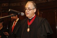 Na foto: presidente do TRE-SP, des. Mário Devienne Ferraz, durante seu discurso.