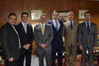 Juizes do Tribunal de Justiça de São Paulo prestigiam a posse do juiz Marcelo Coutinho Gordo