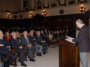 Autoridades assistem ao discurso do des. Antônio Carlos Mathias Coltro