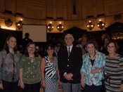 Des. Antônio Carlos Mathias Coltro e familiares do homenageado