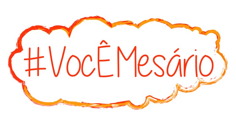 Logo da campanha Mesário Voluntário 2015
Você mesário
#vocemesario
