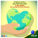Imagem do post na página oficial do TRE-SP do Facebook - 05/06/2019 - Dia Mundial do Meio Ambiente