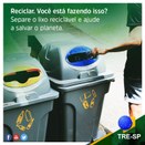 Imagem do post na página oficial do TRE-SP do Facebook - 09/01/2018 - Reciclagem
