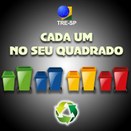 Imagem do post na página oficial do TRE-SP do Facebook - 10/11/2017 - Reciclagem