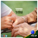 Imagem do post na página oficial do TRE-SP do Facebook - 11/09/2018 - Cidadania