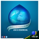 Imagem do post na página oficial do TRE-SP do Facebook - 16/05/2018 - Sustentabilidade
