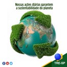 Imagem do post na página oficial do TRE-SP do Facebook - 18/08/2018 - Sustentabilidade 