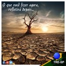 Imagem do post na página oficial do TRE-SP do Facebook - 19/08/2018 - Sustentabilidade