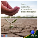 Imagem do post na página oficial do TRE-SP do Facebook - 23/12/2017 - Economia de água