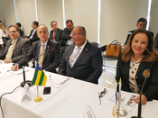 Presidente do TRE-SP, des. Mário Devienne Ferraz em reunião com os demais presidentes dos TREs d...