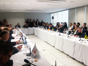 Presidente do TRE-SP, des. Mário Devienne Ferraz na reunião com os demais presidentes dos TREs d...