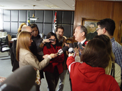 Presidente do TRE-SP, des. Mário Devienne Ferraz, concede entrevista à imprensa