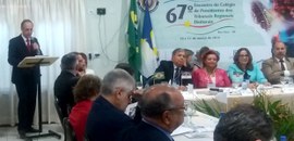 Presidente do TRE-SP, des. Mário Devienne Ferraz, discursa no 67º Encontro do COPTREL em Roraima