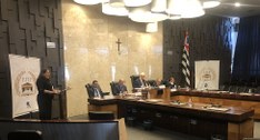 Palestra foi ministrada pelo professor e pesquisador de direito eleitoral da Universidade de Ken...
