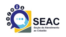 Ícone da Ouvidoria, que é um balão de diálogo na cor azul sobre a logo do TRE-SP. Ao lado direit...