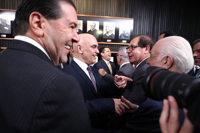 TSE realiza descerramento do retrato do ministro Alexandre de Moraes Presidente do TRE-SP, desembargador Silmar Fernandes, esteve presente na solenidade, que ocorreu...