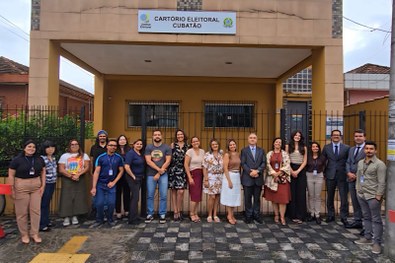 Visita da Corregedoria à 119ª ZE - Cubatão