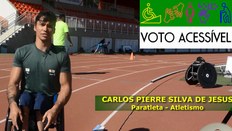 Vídeo da campanha Voto Acessível com o paratleta Carlos Pierre Silva de Jesus sobre seções acess...