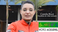 Vídeo da campanha Voto Acessível com a paratleta Camila Rizzi sobre a importância do voto.