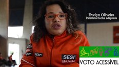 Vídeo da campanha Voto Acessível com a paratleta Evelyn Oliveira sobre o cadastramento biométrico.